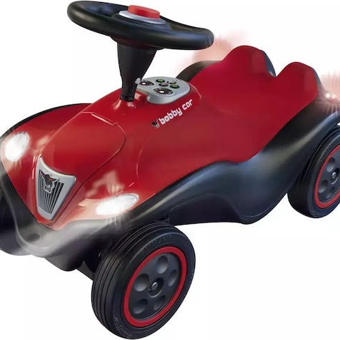 Big Bobby Περπατούρα Αυτοκινητάκι Ride On για 12+ Μηνών Κόκκινη