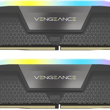 Corsair Vengeance RGB DDR5 32GB RAM με 2x16GB Modules και Ταχύτητα 6000 για Desktop