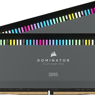 Corsair Dominator Platinum RGB DDR5 32GB RAM με 2x16GB Modules και Ταχύτητα 6000 για Desktop
