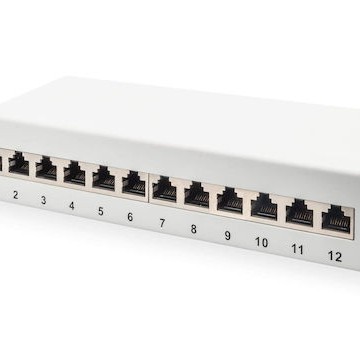 Digitus Patch Panel Shielded για Rack 1U 10