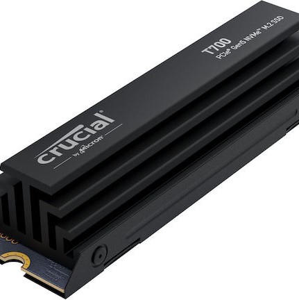 Crucial T700 with heatsink SSD 4TB M.2 NVMe PCI Express 5.0
