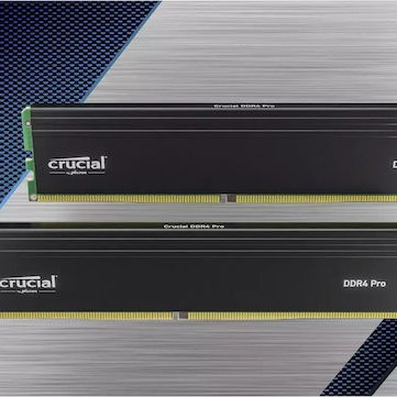Crucial Pro DDR4 32GB RAM με 2x16GB Modules και Ταχύτητα 3200 για Desktop