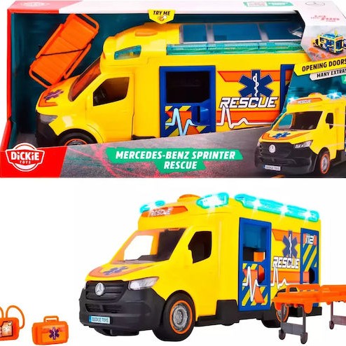 Dickie Ambulance Αυτοκινητάκι Ασθενοφόρο για 3+ Ετών