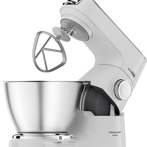 Kenwood Titanium Chef Baker XL Κουζινομηχανή 1200W με Ανοξείδωτο Κάδο 7lt