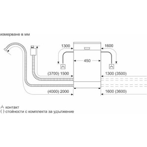 Bosch Πλήρως Εντοιχιζόμενο Πλυντήριο Πιάτων με Wi-Fi για 10 Σερβίτσια Π44.8xY81.5εκ.
