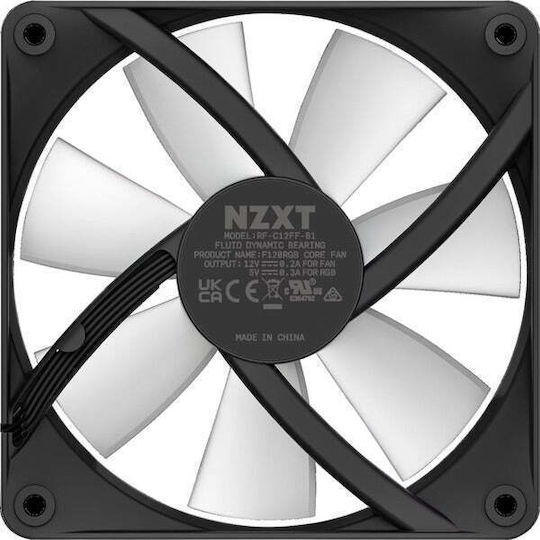 NZXT F120 RGB Core Case Fan με Σύνδεση 4-Pin PWM