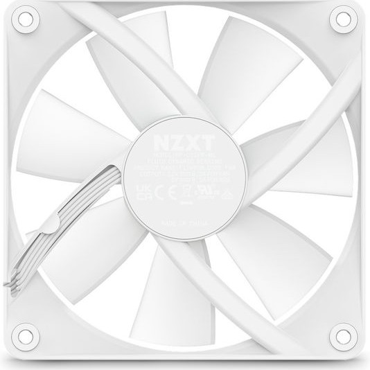 NZXT F120 RGB Core Case Fan με Σύνδεση 4-Pin PWM Λευκό