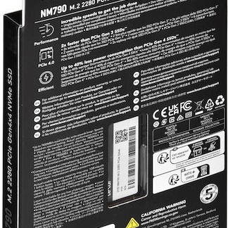 Lexar NM790 SSD 2TB M.2 NVMe PCI Express 4.0 LNM790X002T-RNNNG
