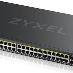 Zyxel GS2220-50HP Managed L2 PoE+ Switch με 44 Θύρες Gigabit (1Gbps) Ethernet και 6 SFP Θύρες