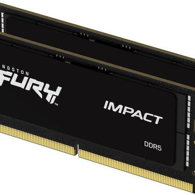 Kingston Fury Impact DDR5 32GB RAM με 2x16GB Modules και Ταχύτητα 6000 για Desktop