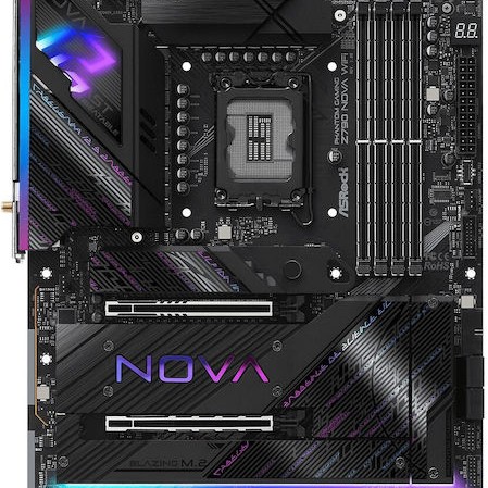 ASRock Phantom Gaming Nova Z790 Wi-Fi Motherboard ATX με Intel 1700 Socket 90-MXBMB0-A0UAYZ