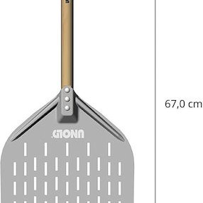 Unold Φτυάρι Πίτσας Αλουμινίου 67x30εκ.