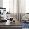 De'Longhi Magnifica Evo Αυτόματη Μηχανή Espresso 1450W Πίεσης 15bar για Cappuccino με Μύλο Άλεσης Ασημί