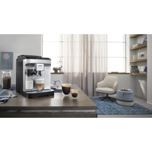De'Longhi Magnifica Evo Αυτόματη Μηχανή Espresso 1450W Πίεσης 15bar για Cappuccino με Μύλο Άλεσης Ασημί