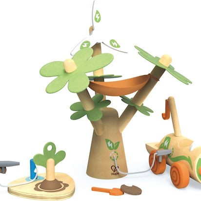 Hape Παιχνίδι Μινιατούρα Tree Planting E-car