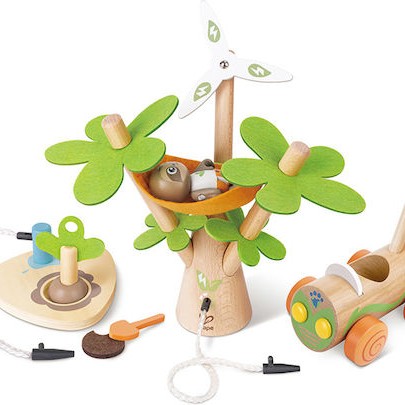 Hape Παιχνίδι Μινιατούρα Tree Planting E-car