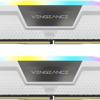 Corsair Vengeance RGB DDR5 32GB RAM με 2x16GB Modules και Ταχύτητα 6400 για Desktop