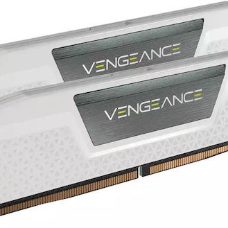 Corsair Vengeance White DDR5 32GB RAM με 2x16GB Modules και Ταχύτητα 5200 για Desktop