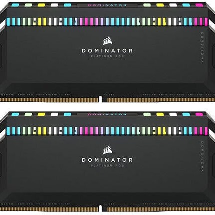 Corsair Dominator Platinum RGB DDR5 64GB RAM με 2x32GB Modules και Ταχύτητα 6000 για Desktop