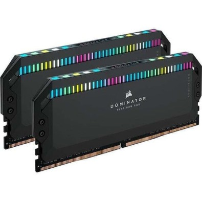 Corsair Dominator Platinum RGB DDR5 64GB RAM με 2x32GB Modules και Ταχύτητα 6000 για Desktop