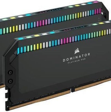 Corsair Dominator Platinum RGB DDR5 64GB RAM με 2x32GB Modules και Ταχύτητα 6800 για Desktop
