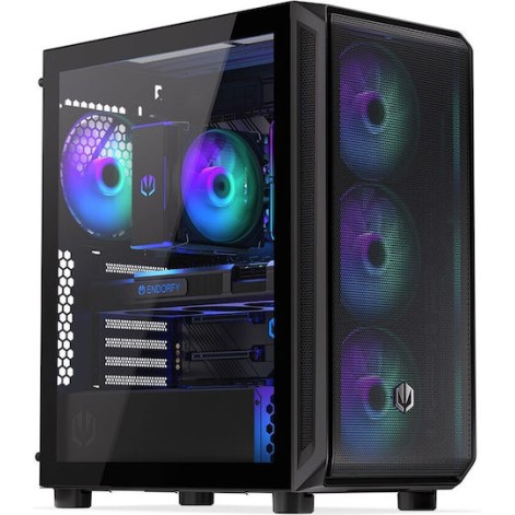 Endorfy Arx 500 ARGB Gaming Midi Tower Κουτί Υπολογιστή Μαύρο