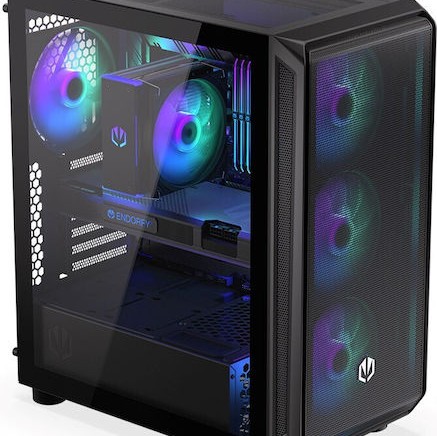 Endorfy Arx 500 ARGB Gaming Midi Tower Κουτί Υπολογιστή Μαύρο