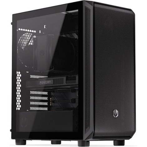 Endorfy Arx 500 Air Gaming Midi Tower Κουτί Υπολογιστή με Πλαϊνό Παράθυρο Μαύρο