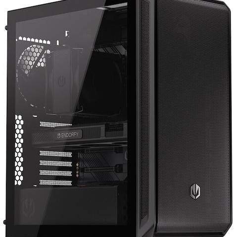 Endorfy Arx 500 Air Gaming Midi Tower Κουτί Υπολογιστή με Πλαϊνό Παράθυρο Μαύρο