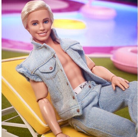 Barbie The Movie Wearing Denim Matching Set Συλλεκτική Κούκλα Ken για 3+ Ετών 35.5εκ.