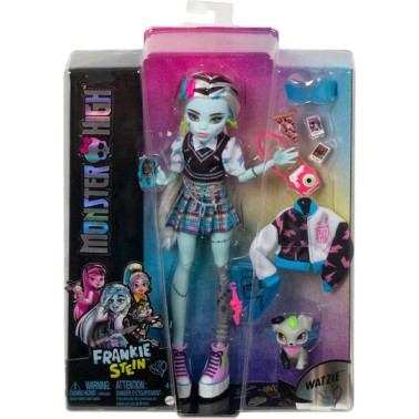 Mattel Watzie Frankie Stein Κούκλα Monster High για 4+ Ετών 25εκ.