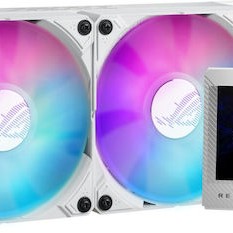 Asus ROG Ryujin III 240 Υδρόψυξη Επεξεργαστή Διπλού Ανεμιστήρα 120mm για Socket AM4/AM5/1700/1200/115x με ARGB Φωτισμό Λευκή