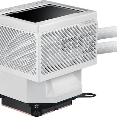 Asus ROG Ryujin III 240 Υδρόψυξη Επεξεργαστή Διπλού Ανεμιστήρα 120mm για Socket AM4/AM5/1700/1200/115x με ARGB Φωτισμό Λευκή