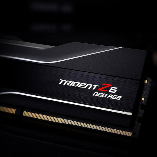 G.Skill Trident Z5 Neo RGB DDR5 32GB RAM με 2x16GB Modules και Ταχύτητα 6000 για Desktop