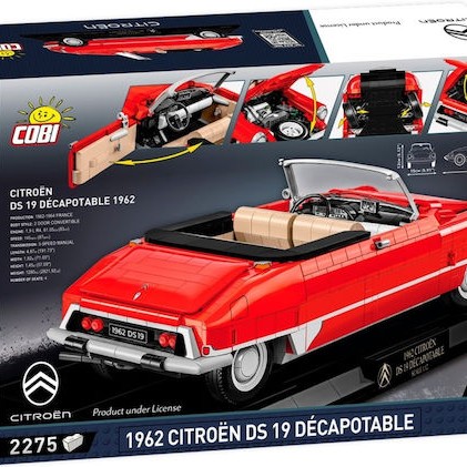 Cobi Τουβλάκια 1962 Citroen Ds 19 Decapotable Executive Edition για 10+ Ετών 2275τμχ