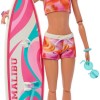 Barbie Beach Surfer Κούκλα για 3+ Ετών 29εκ. (Διάφορα Σχέδια) 1τμχ