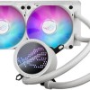 Asus ROG Ryuo III 240 ARGB Υδρόψυξη Επεξεργαστή Διπλού Ανεμιστήρα 120mm για Socket AM4/AM5/1700/1200/115x Λευκή