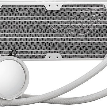 Asus ROG Ryuo III 240 ARGB Υδρόψυξη Επεξεργαστή Διπλού Ανεμιστήρα 120mm για Socket AM4/AM5/1700/1200/115x Λευκή