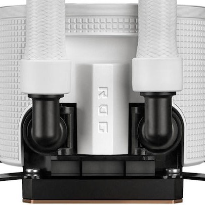 Asus ROG Ryuo III 240 ARGB Υδρόψυξη Επεξεργαστή Διπλού Ανεμιστήρα 120mm για Socket AM4/AM5/1700/1200/115x Λευκή