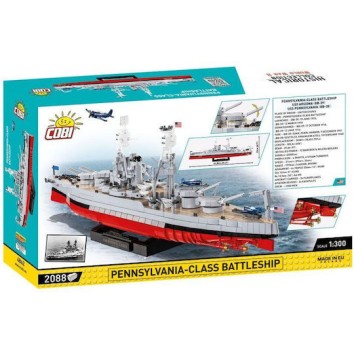 Cobi Τουβλάκια Pennsylvania - Class Battleship (2in1) - Executive Edition για 10+ Ετών 2088τμχ