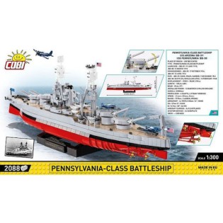 Cobi Τουβλάκια Pennsylvania - Class Battleship (2in1) - Executive Edition για 10+ Ετών 2088τμχ