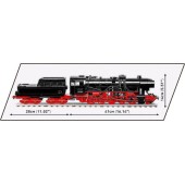 Cobi Τουβλάκια Trains - DR BR 52 Steam Locomotive για 10+ Ετών 2505τμχ