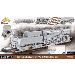 Cobi Τουβλάκια Kriegslokomotive Baureihe 52 για 10+ Ετών 2476τμχ