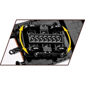 Cobi Τουβλάκια Historical Collection Wwii Schwerer Plattformwagen Type Ssys για 7+ Ετών 424τμχ