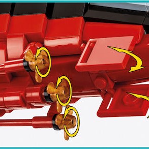 Cobi Τουβλάκια Battleship Gneisenau για 9+ Ετών 2417τμχ