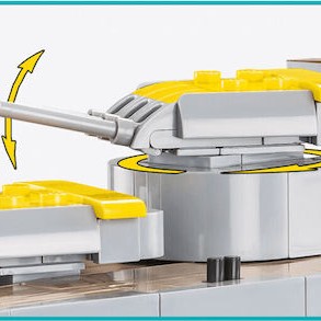 Cobi Τουβλάκια Battleship Gneisenau για 9+ Ετών 2417τμχ