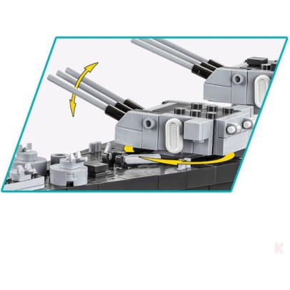 Cobi Τουβλάκια Historical Collection WWII Battleship Missouri BB-63 για 9+ Ετών 2655τμχ