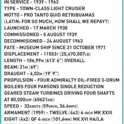 Cobi Τουβλάκια HMS Belfast για 10+ Ετών 1517τμχ