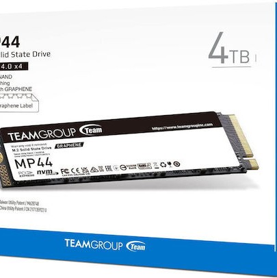 TeamGroup MP44 Graphene SSD 4TB M.2 NVMe PCI Express 4.0 TM8FPW004T0C101