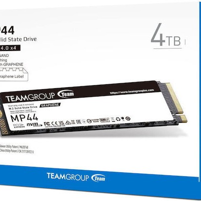 TeamGroup MP44 Graphene SSD 4TB M.2 NVMe PCI Express 4.0 TM8FPW004T0C101